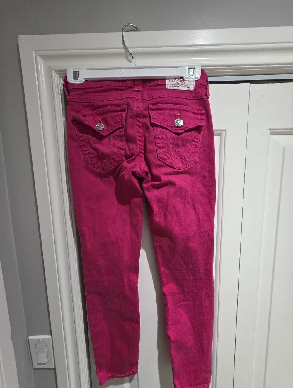 True Religion Pink Skinny Jeans - Picture 2 of 4
